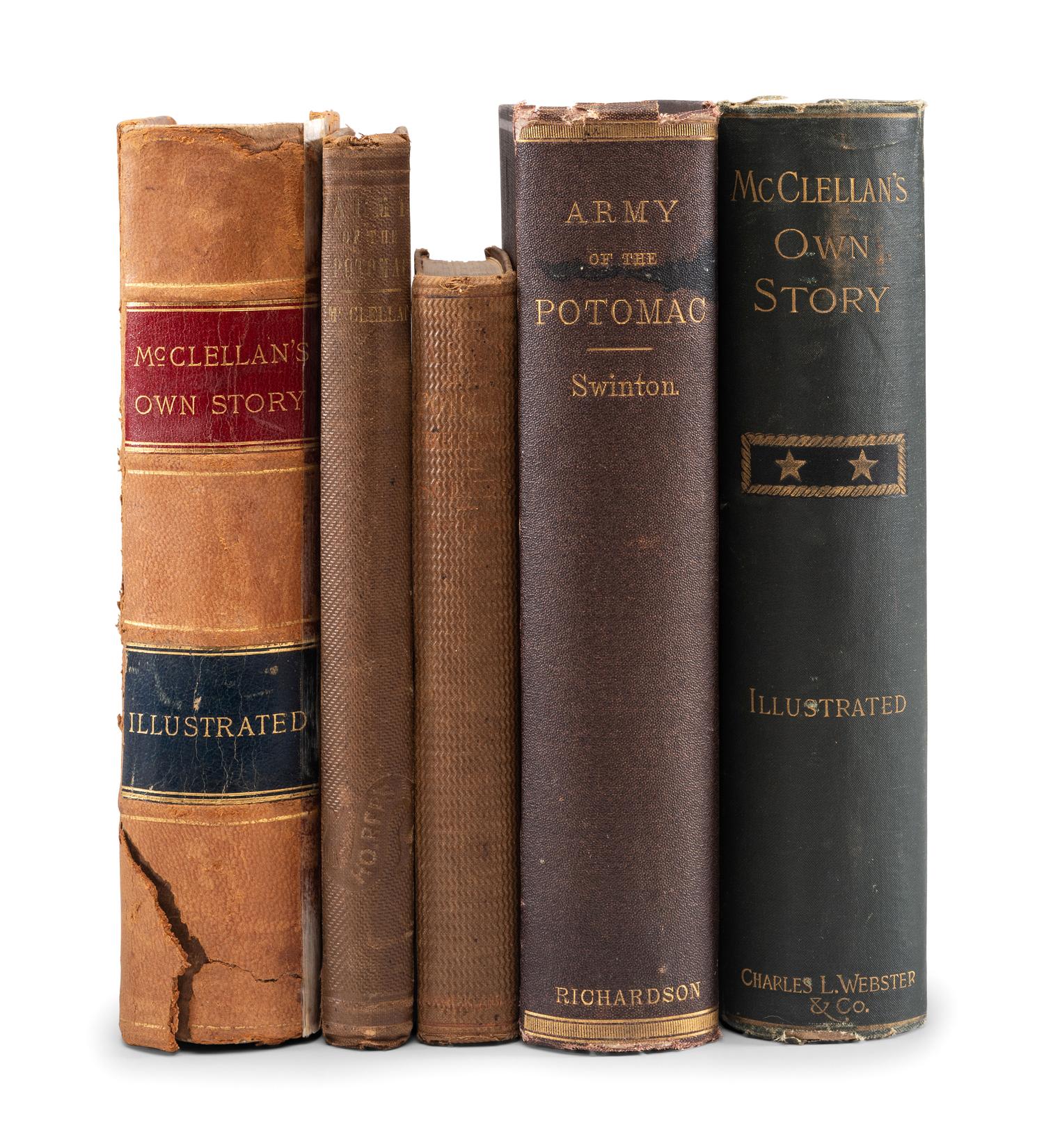[GEORGE B. McCLELLAN]. A group of works related to General McClellan and the Army of the Potomac, comprising: