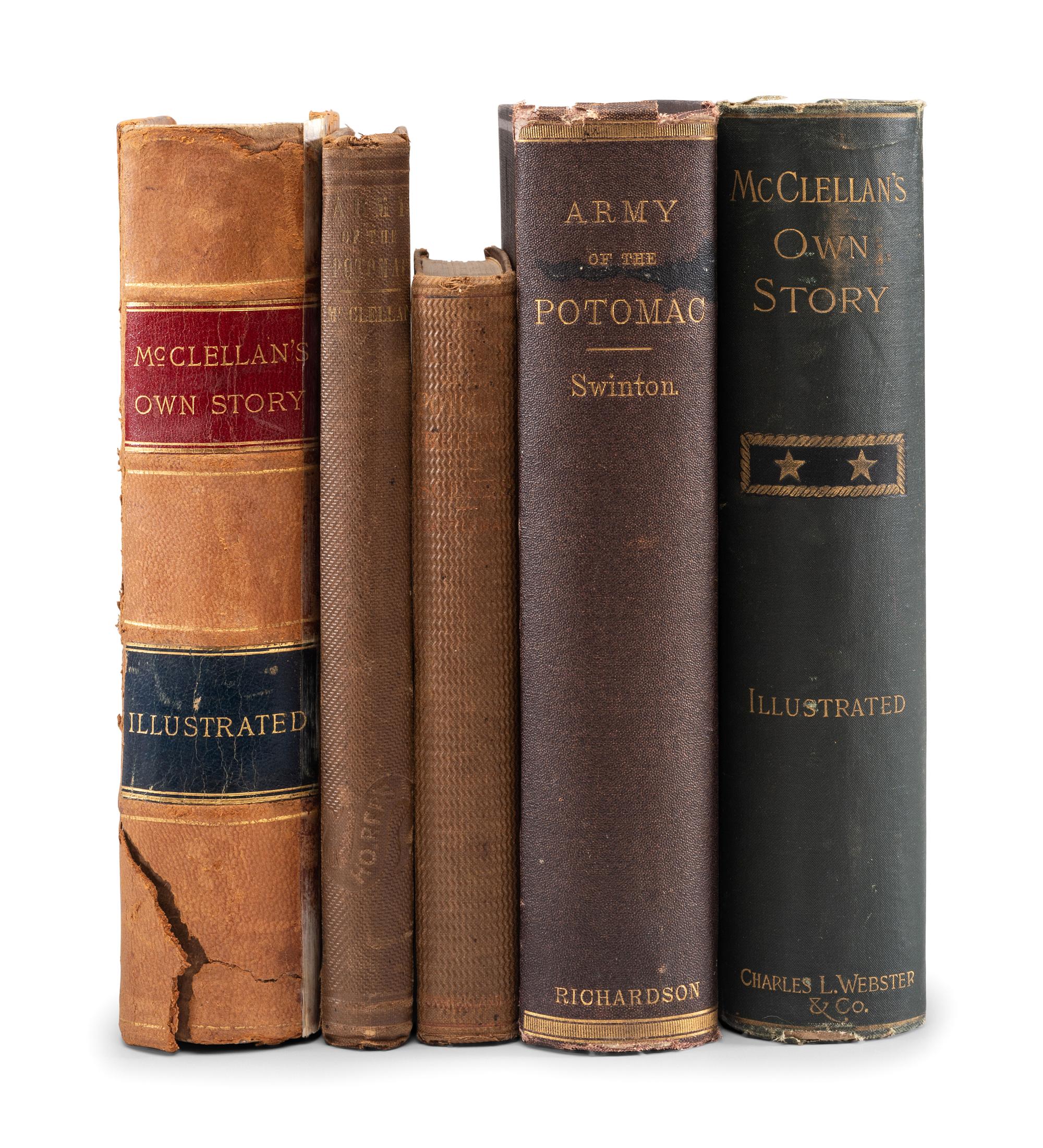 [GEORGE B. McCLELLAN]. A group of works related to General McClellan and the Army of the Potomac, comprising: