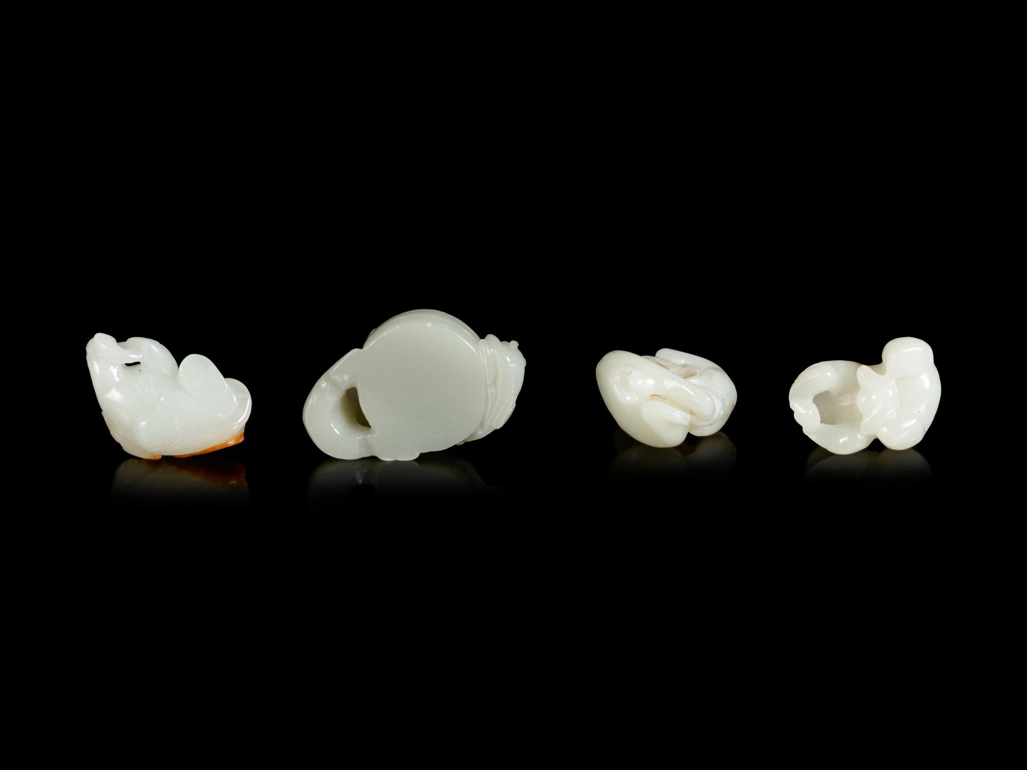 Four Chinese Jade Figures