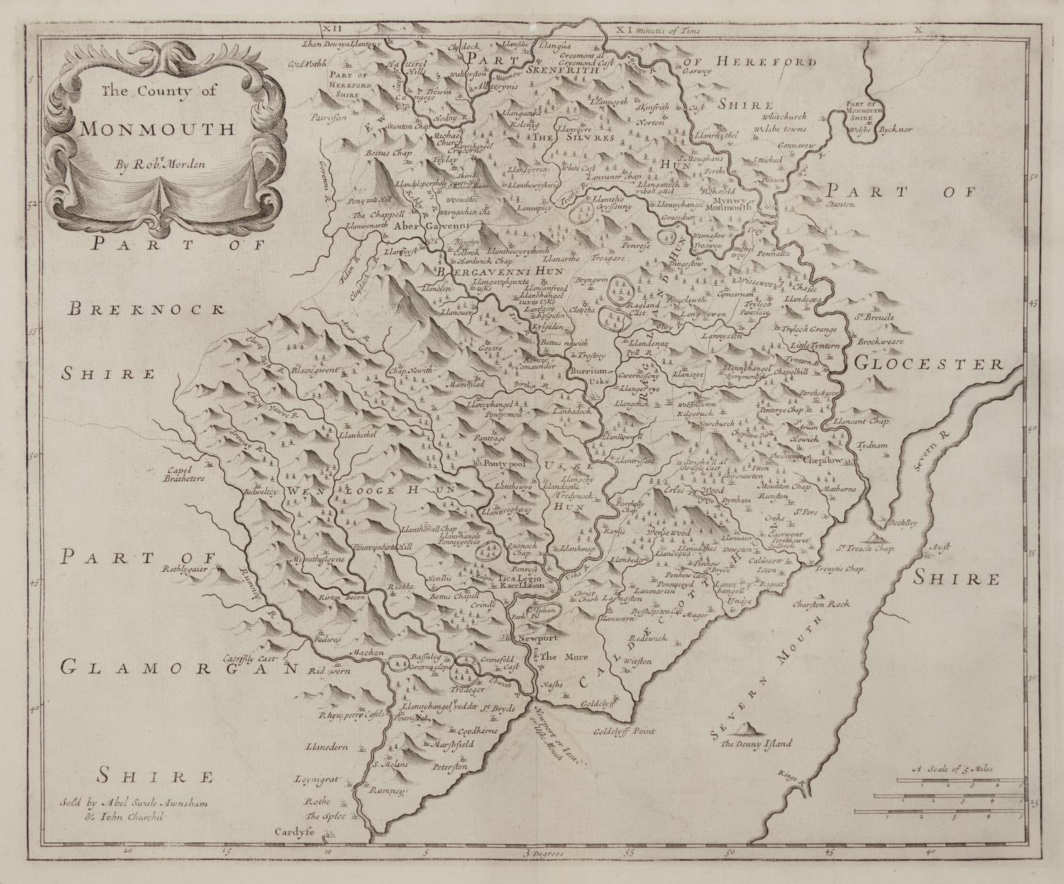 MORDEN, Robert. A group of 3 uncolored regional maps of England, comprising: