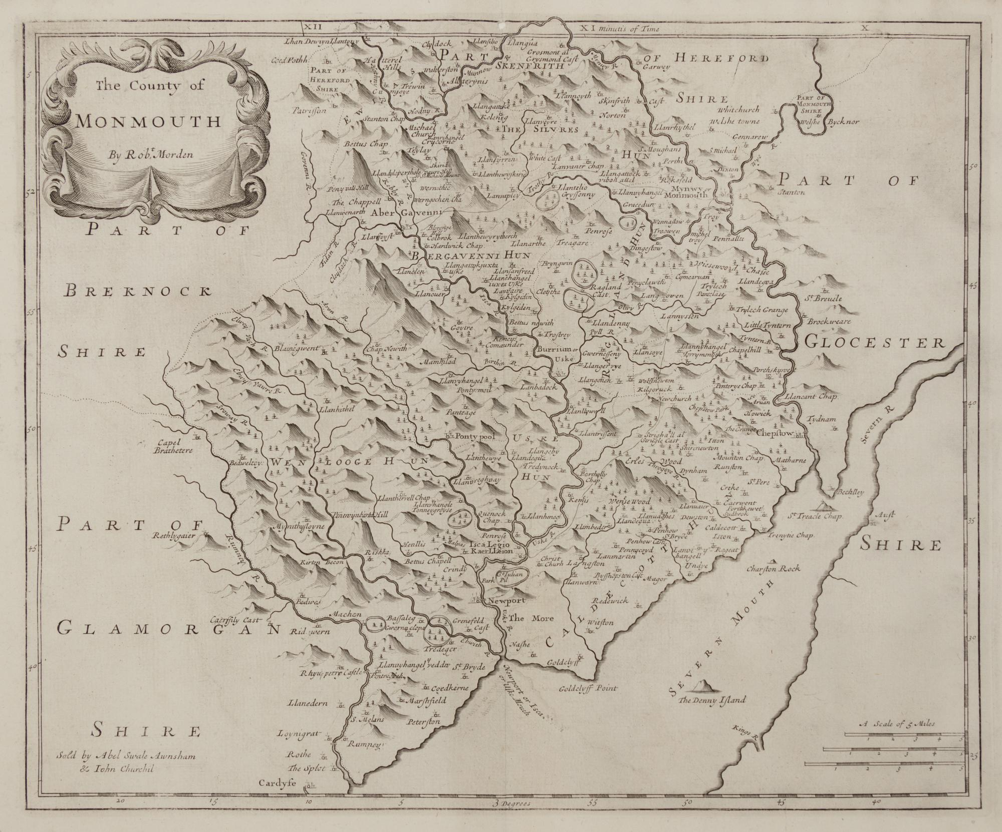 MORDEN, Robert. A group of 3 uncolored regional maps of England, comprising: