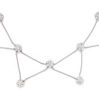 WHITE GOLD AND DIAMOND NECKLACE