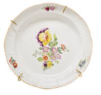 A Russian Porcelain Plate, Diameter 13 7/8 inches.