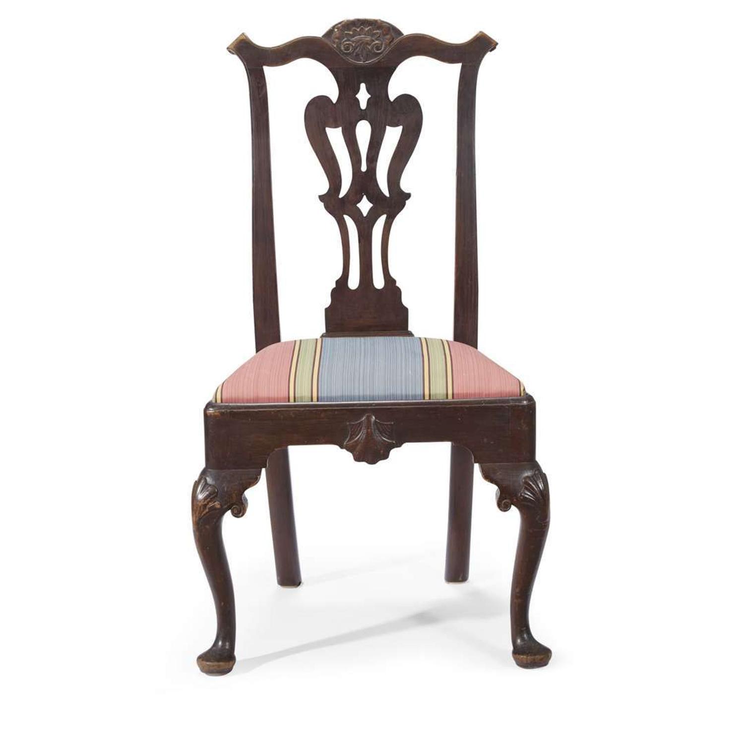 Chippendale carved walnut side chair Philadelphia, PA, circa 1765