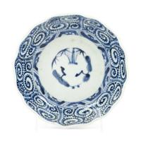 A Chinese Export Blue and White Porcelain Plate