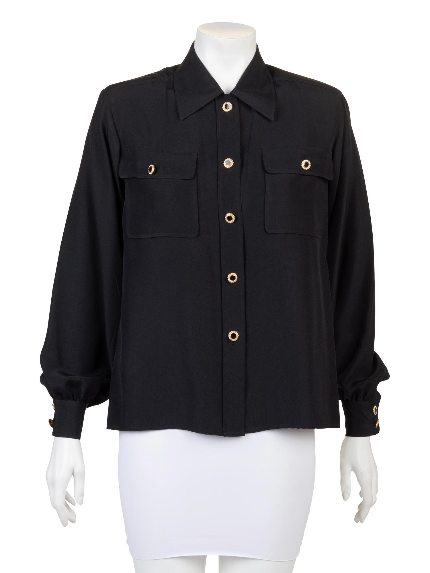 Three Yves Saint Laurent Blouses, 1980-90s