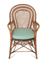Two Rattan Armchairs