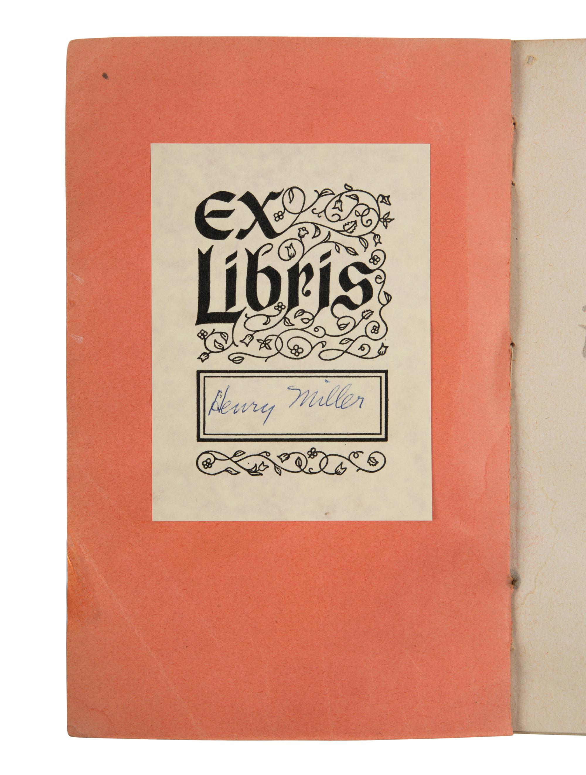 DURRELL, Lawrence (1912-1990). Cefalu . London: Editions Poetry, 1947.
