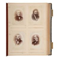 [African Americana] Yale College Photo Album of Faculty and Students, incl. African American Worker