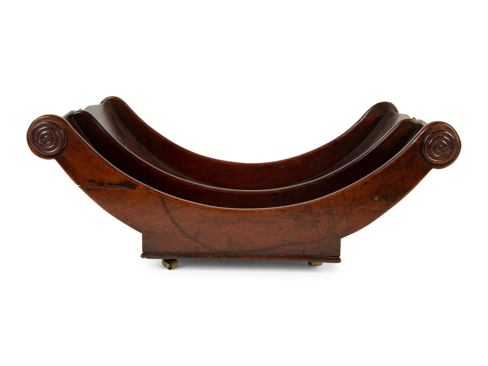 An English Mahogany Cheese Server