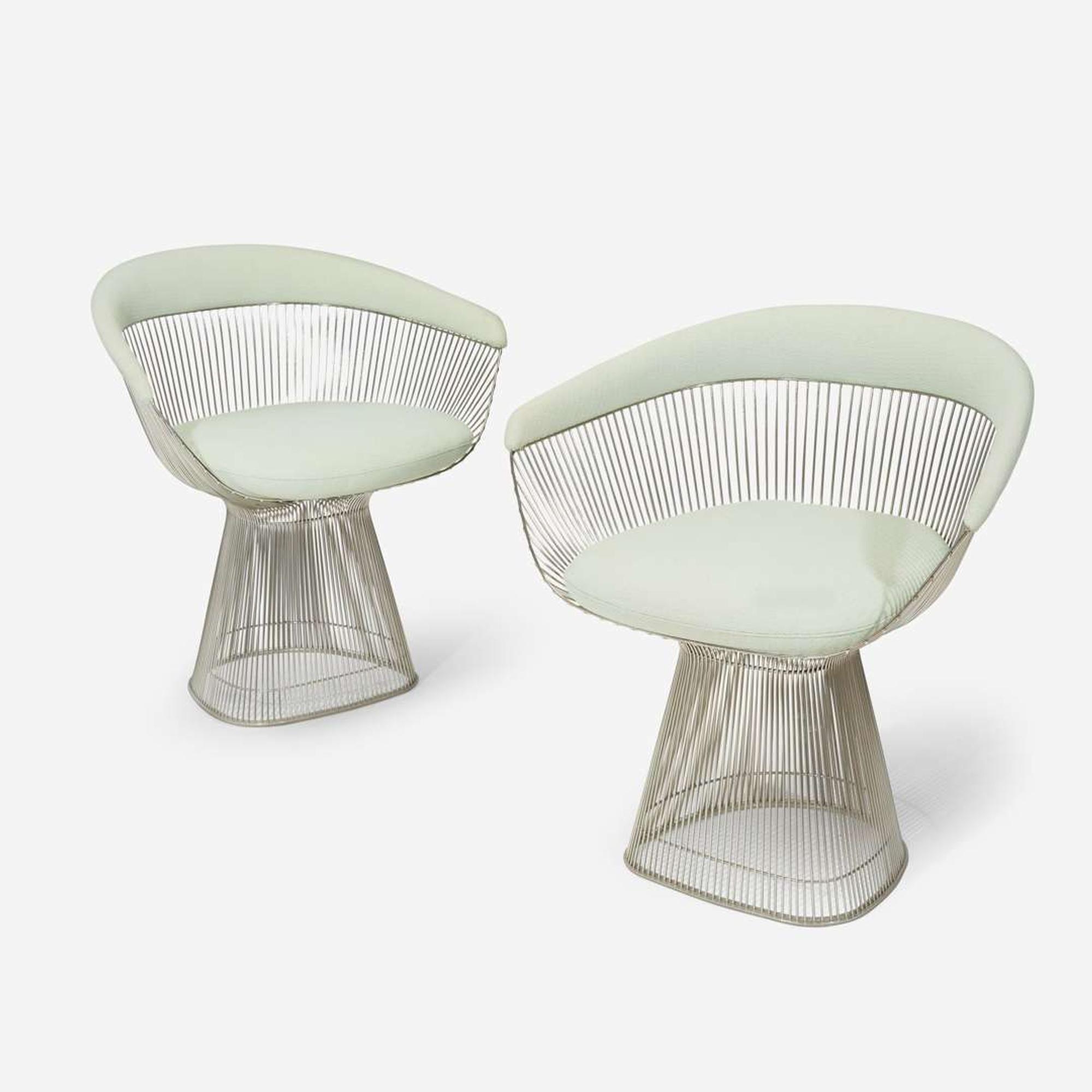 Warren Platner (American, 1919-2006) Dining Table and Set of Six Dining Chairs, Knoll International, Designed 1966, the Present Lot circa 1990s