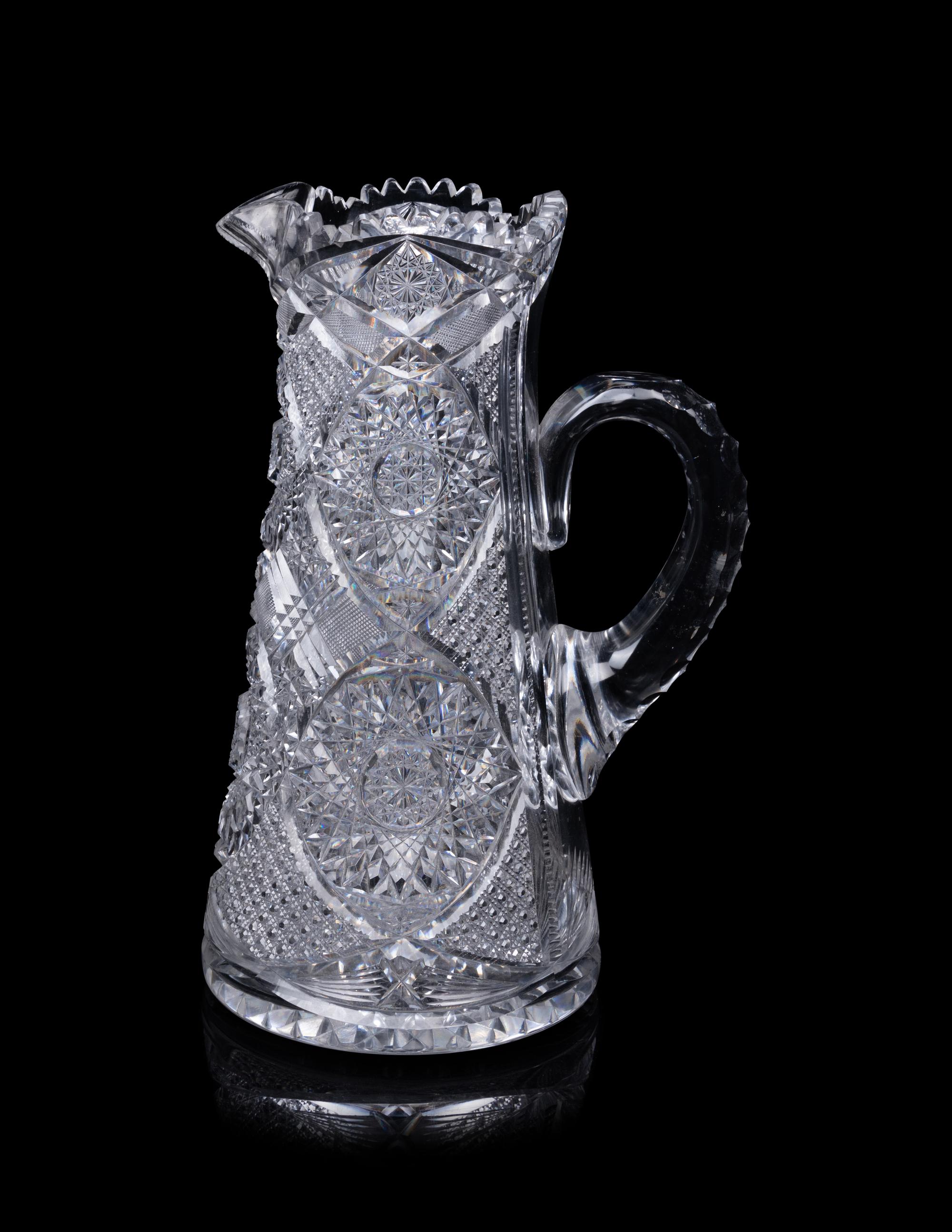 A Collection of American Brilliant Cut Glass Articles