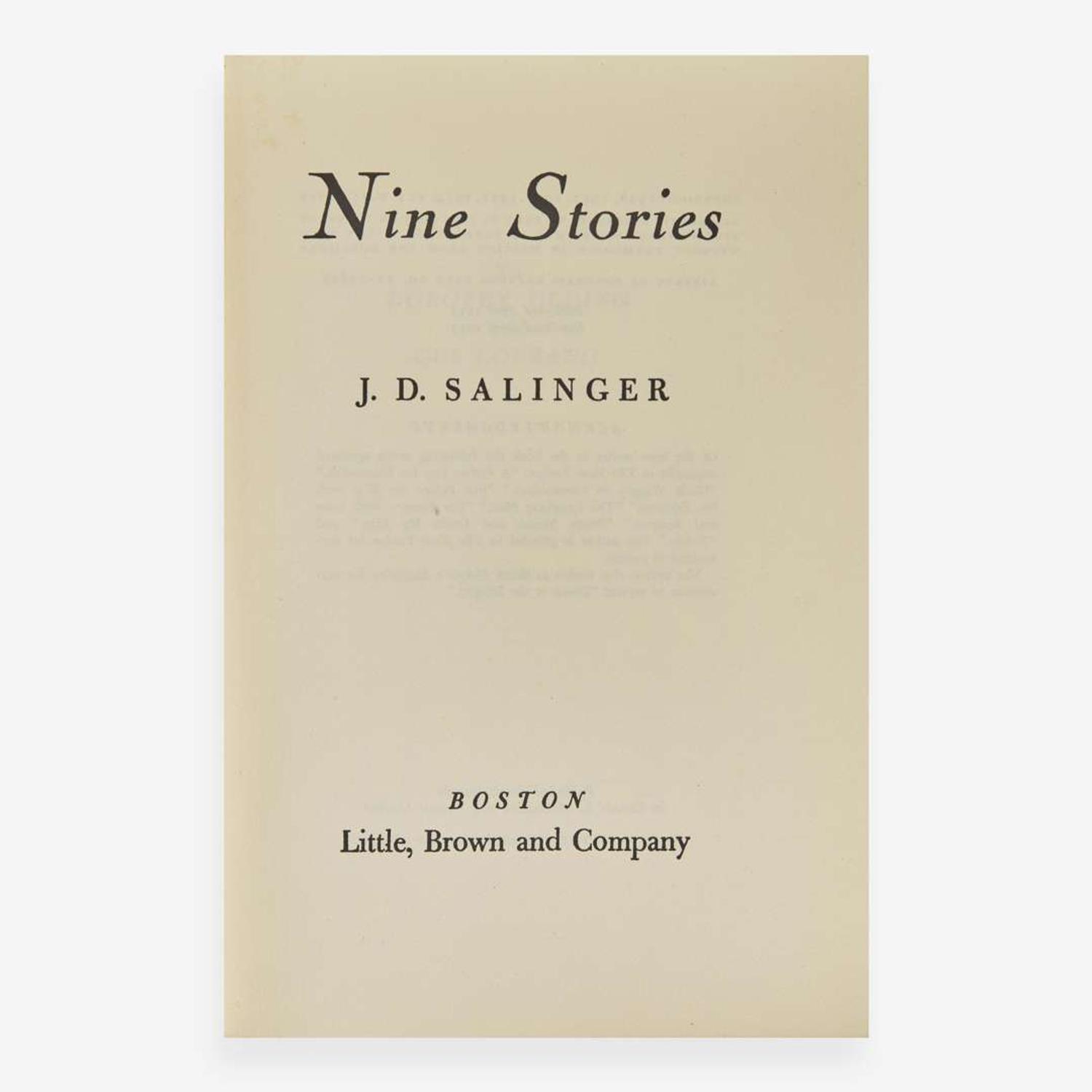 [Literature] Salinger, J.D. Nine Stories