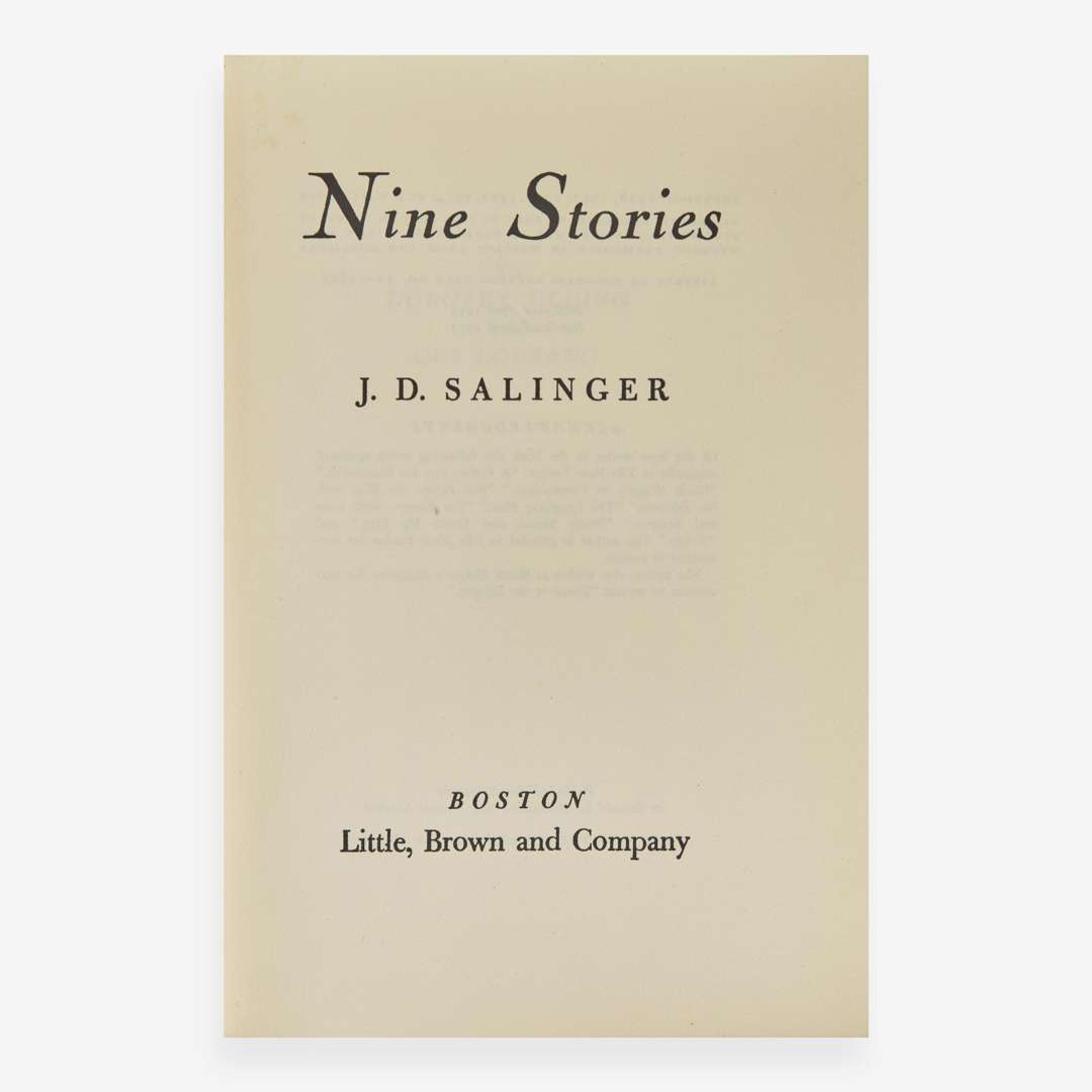 [Literature] Salinger, J.D. Nine Stories