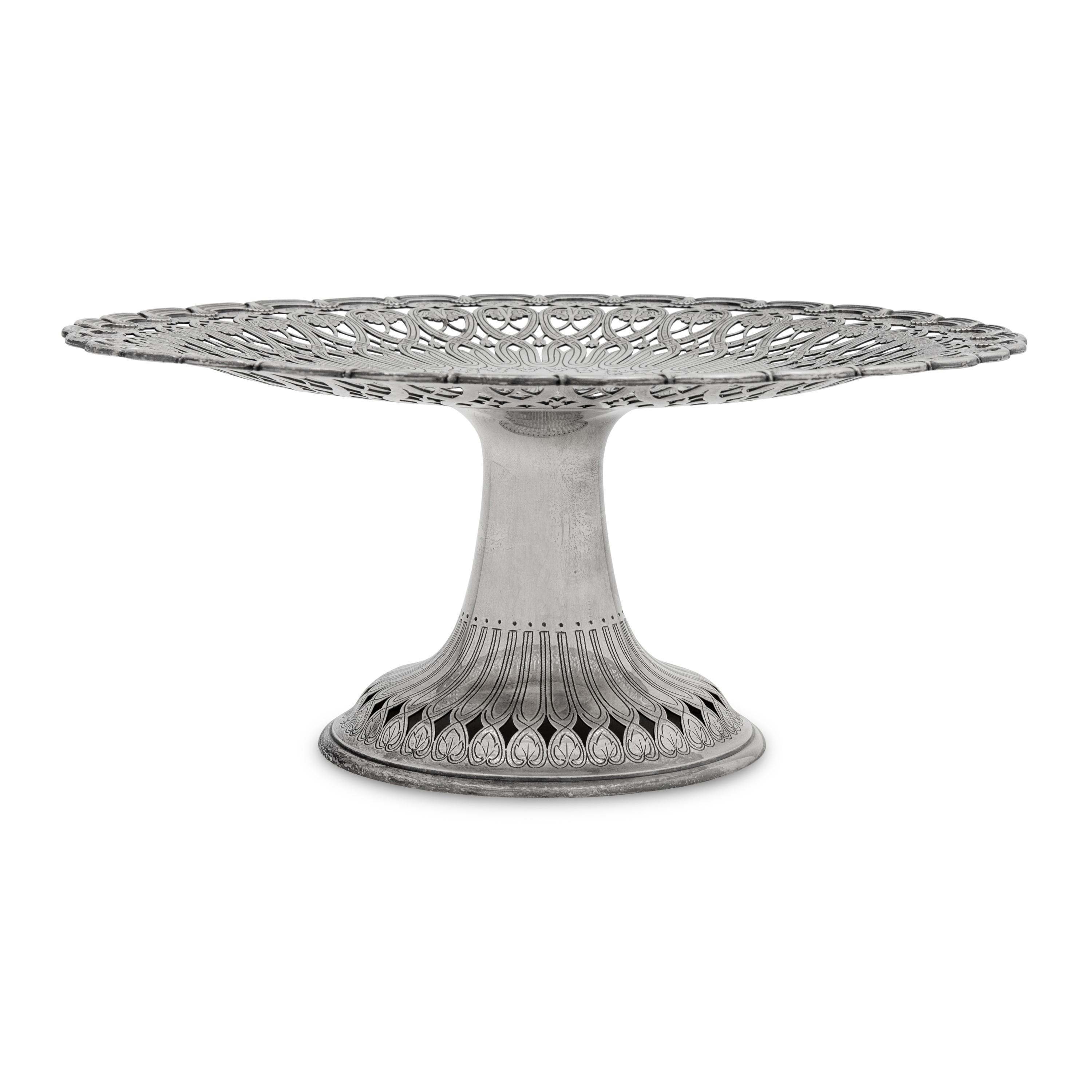 A Tiffany and Co. Silver Dessert Stand