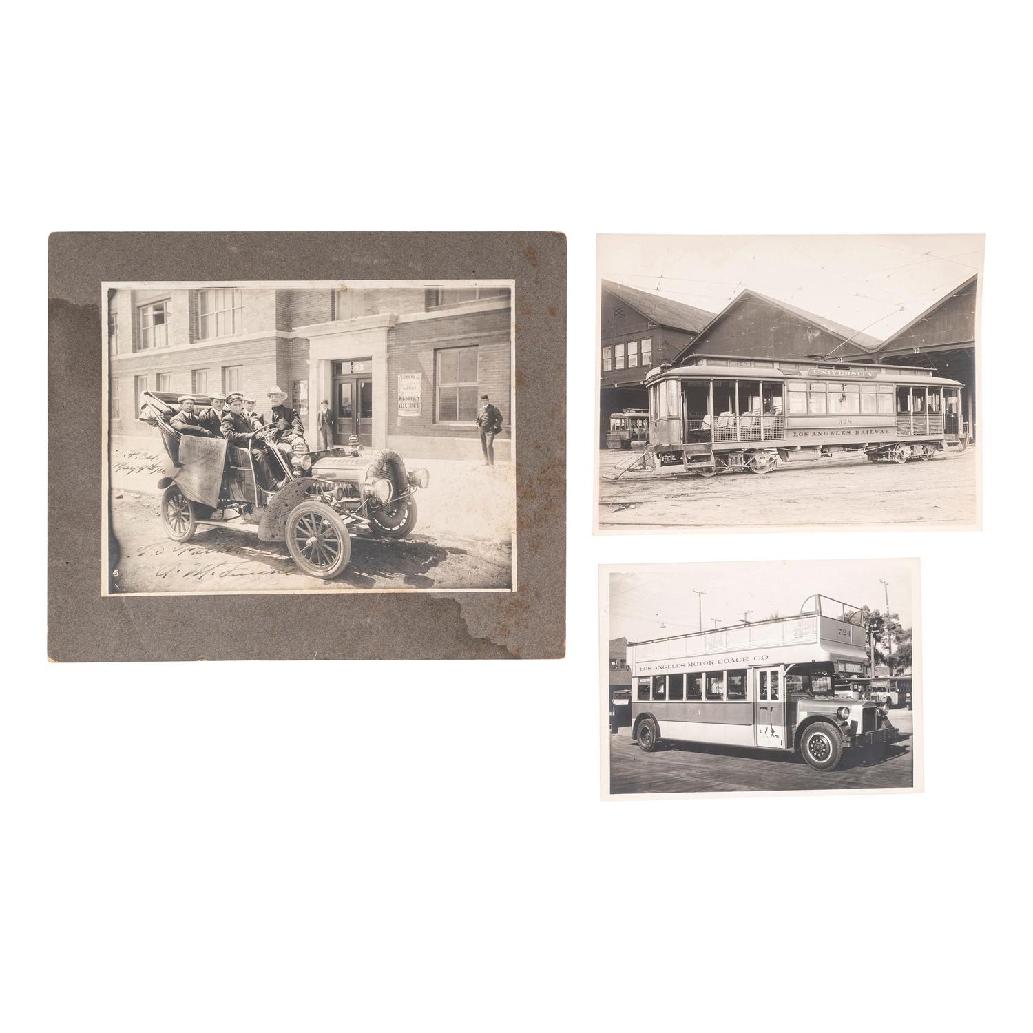 [CALIFORNIA]. A group of photographs and prints of Southern California, including Los Angeles, San Diego, Etiwanda, Long Beach and vicinity, including: