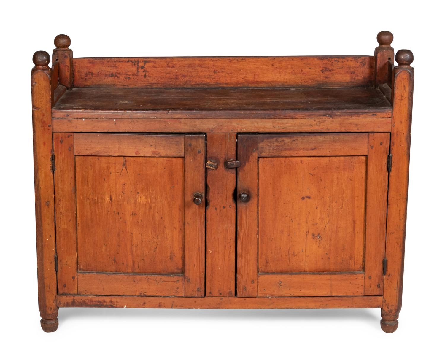 A Country Painted Pine Cupboard