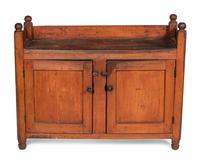 A Country Painted Pine Cupboard