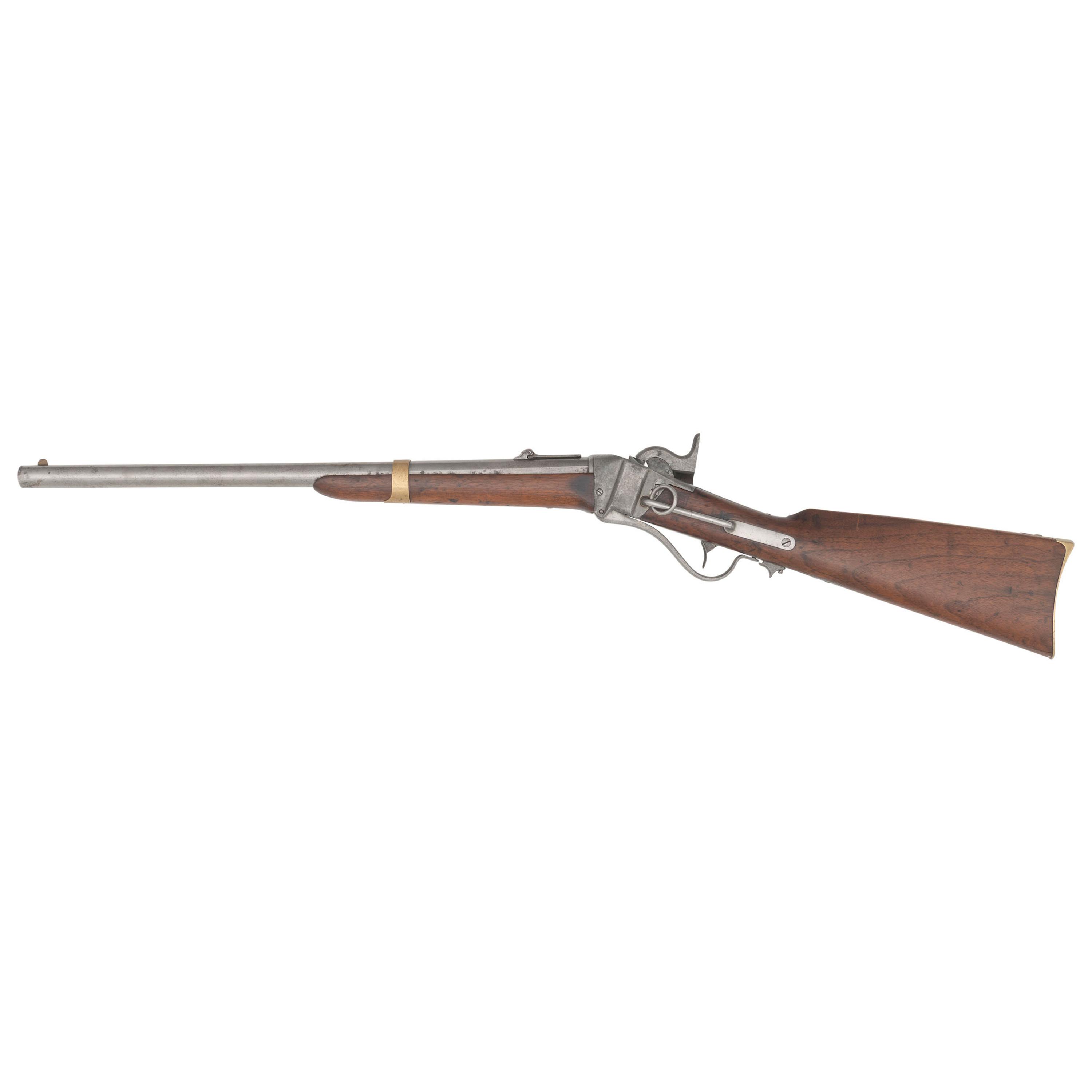 Rare Martially Marked Sharps Model 1855 Saddle Ring Carbine