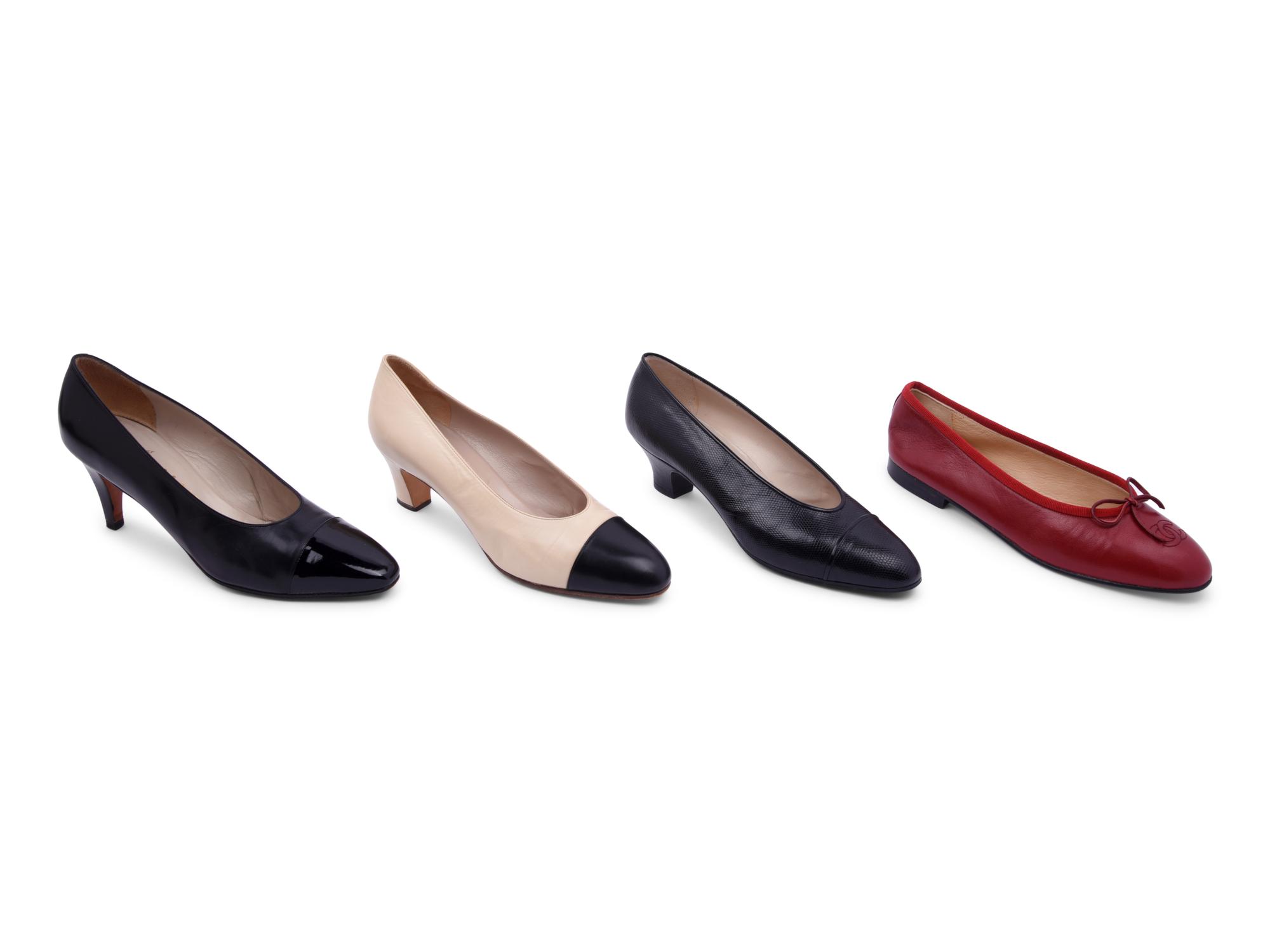 Four Pairs of Chanel Shoes, 1990s
