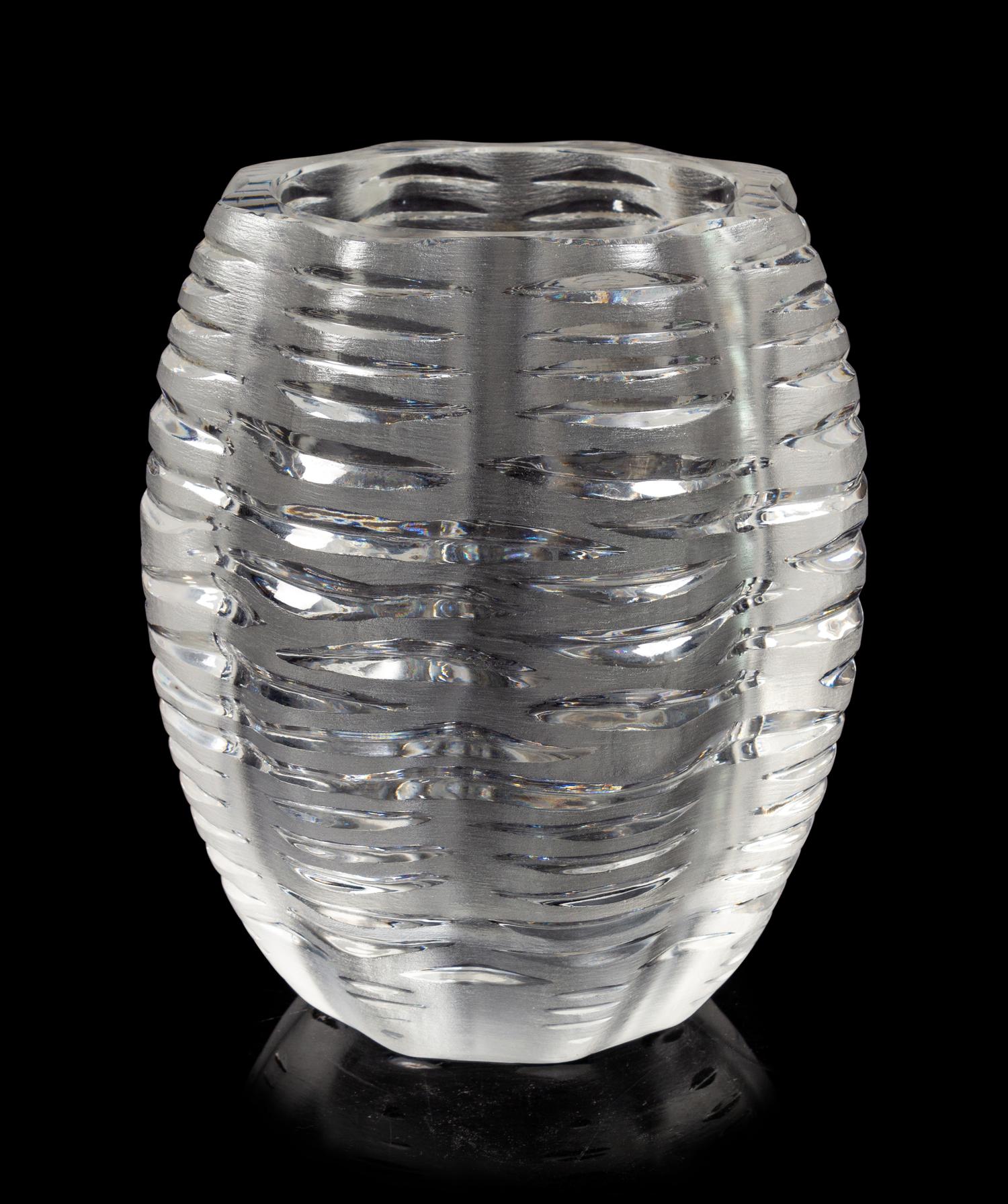 Ribbed Vase