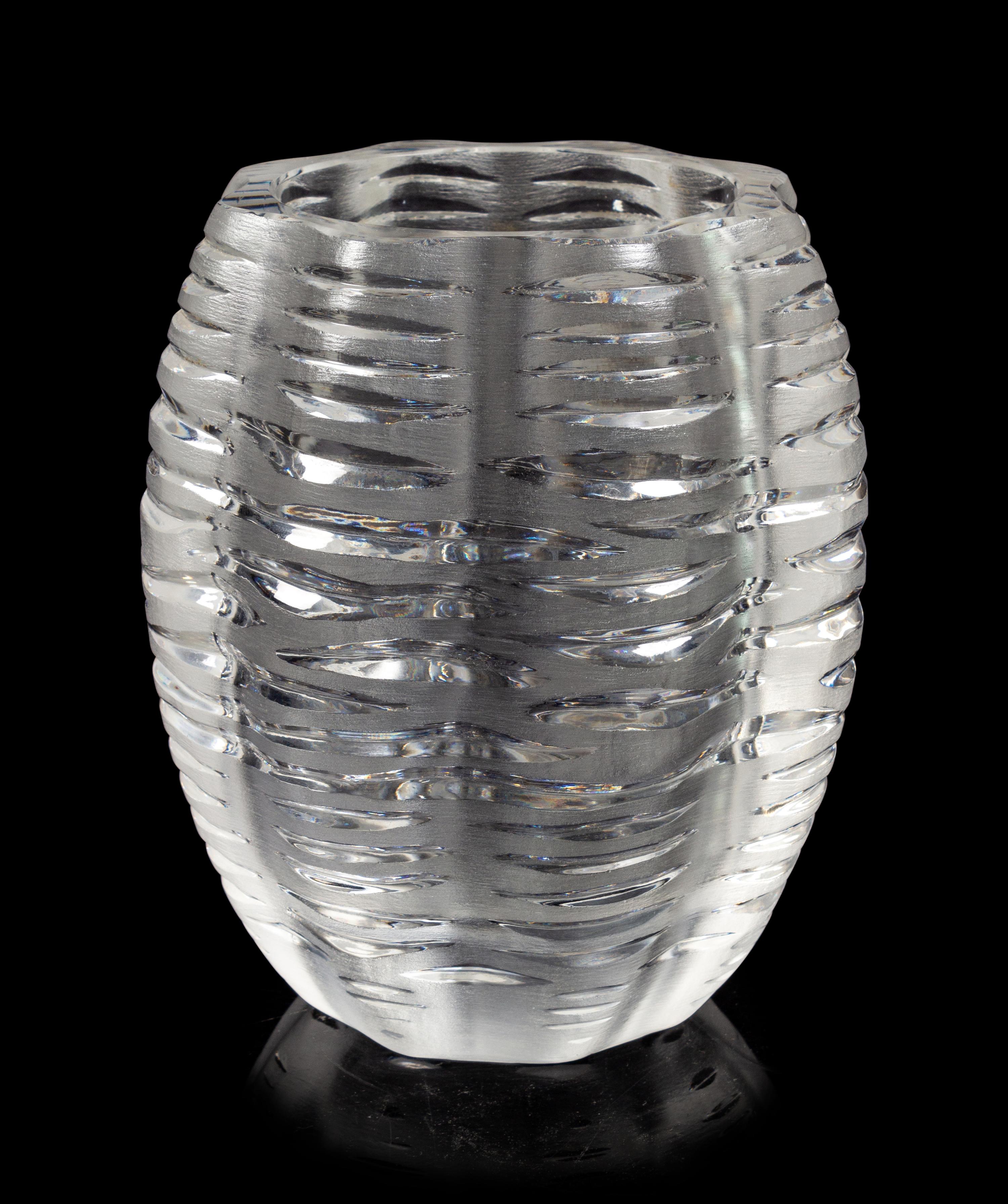 Ribbed Vase