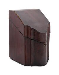 A George III Mahogany Knife Box