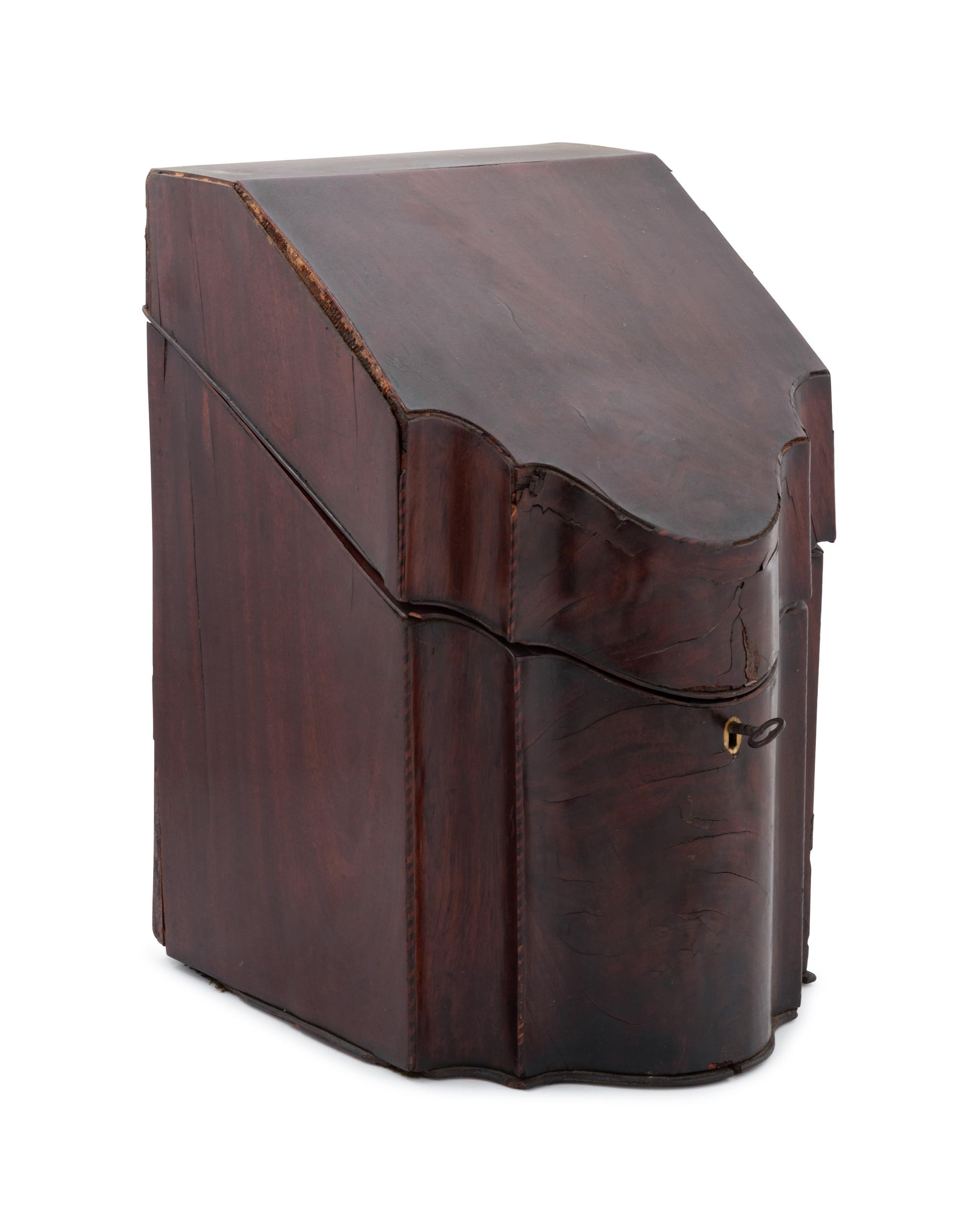 A George III Mahogany Knife Box