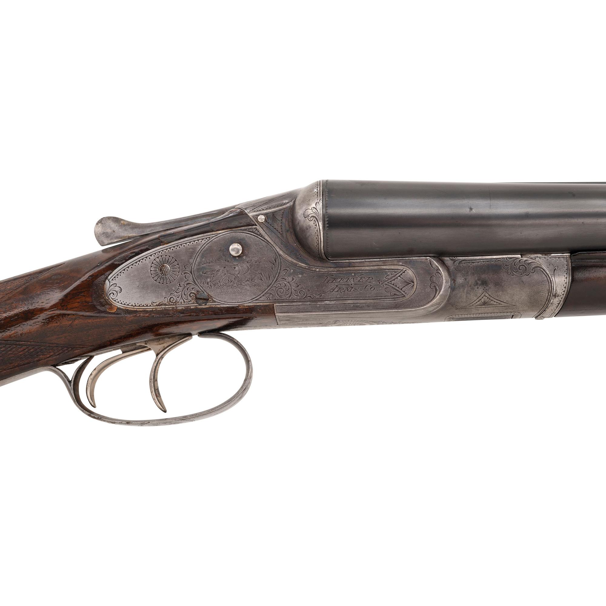 **Lefever Arms Company E Grade Sideplate Shotgun