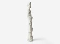 A Large Chinese Blanc De Chine Porcelain Figure of a Meiren