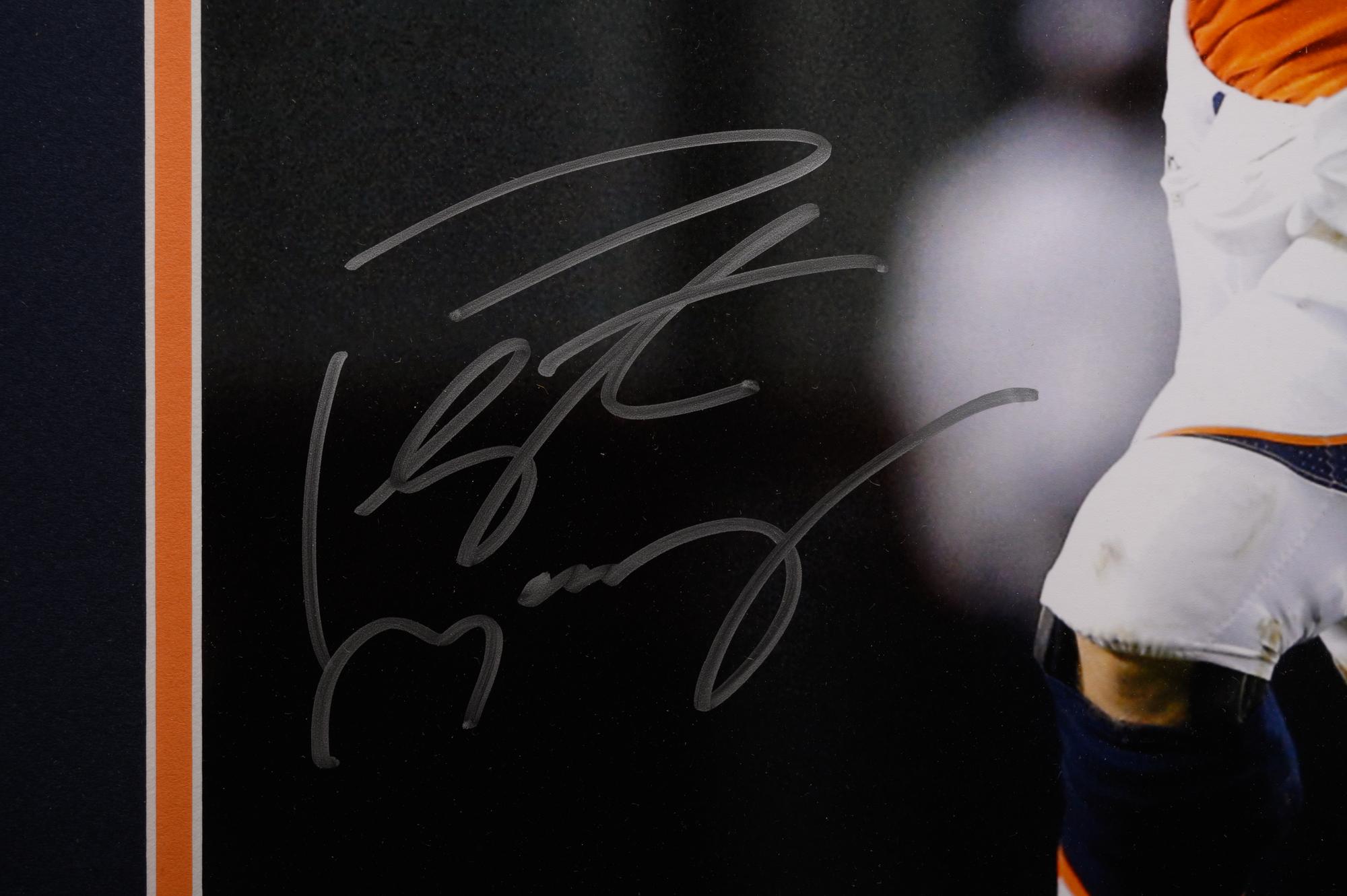 A Group of Peyton Manning Denver Broncos Signed Autograph Items,