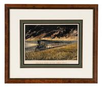 [AMERICANA - CURRIER & IVES]. A group of 7 small format lithographs, comprising: