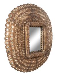 A Large Italian Giltwood Mirror