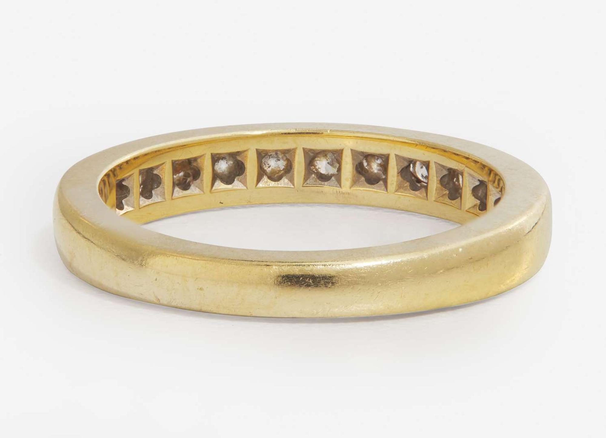 An 18K Yellow Gold and Diamond Band by Tiffany & Co.