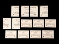A Group of 13 1993 and 1994 Nabisco Signed Autograph Hall of Fame Baseball Cards,