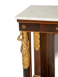 An American Empire Style Marble-Top Pier Table — 19th Century