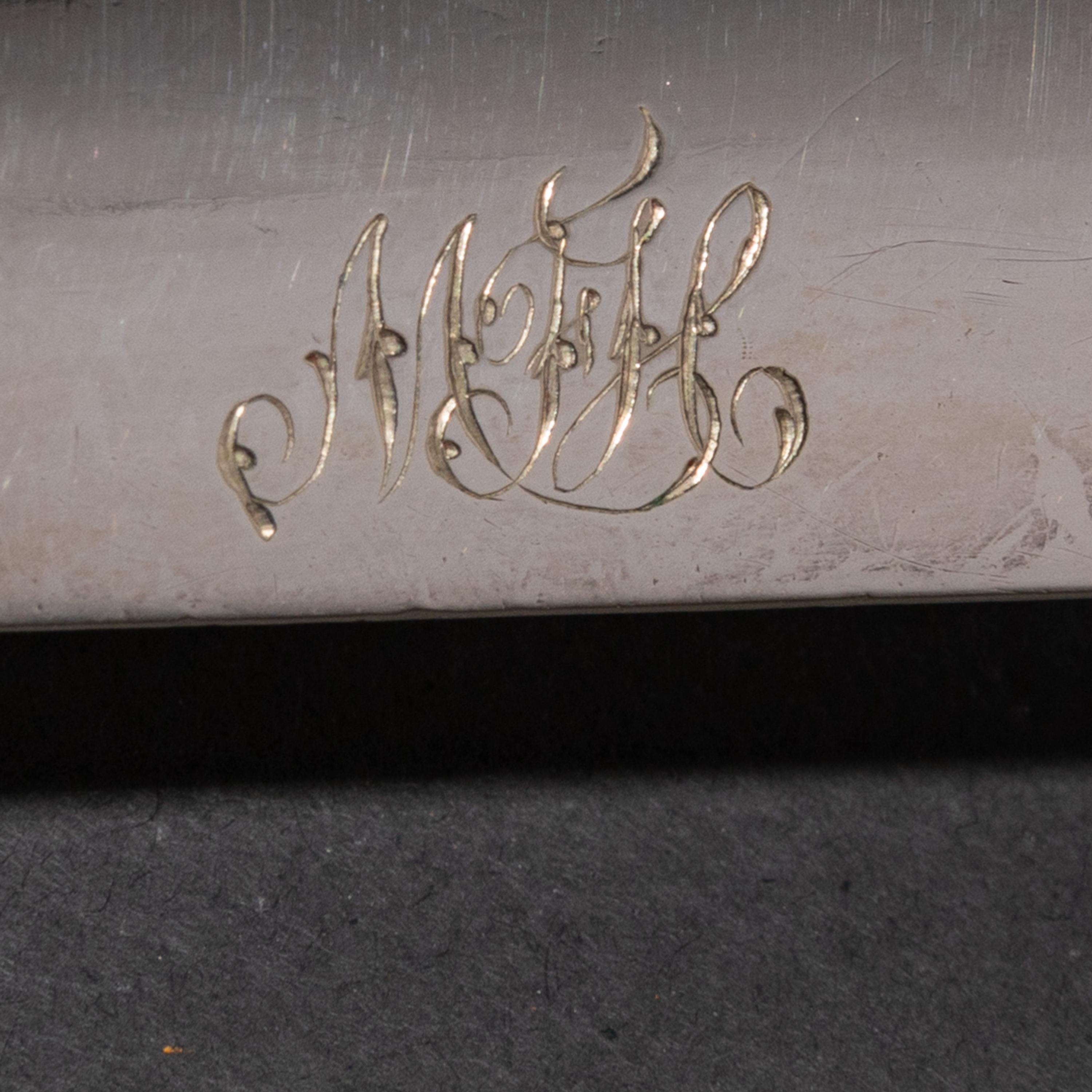 Silver Electroplated Letter Rack Hukin & Heath, England
