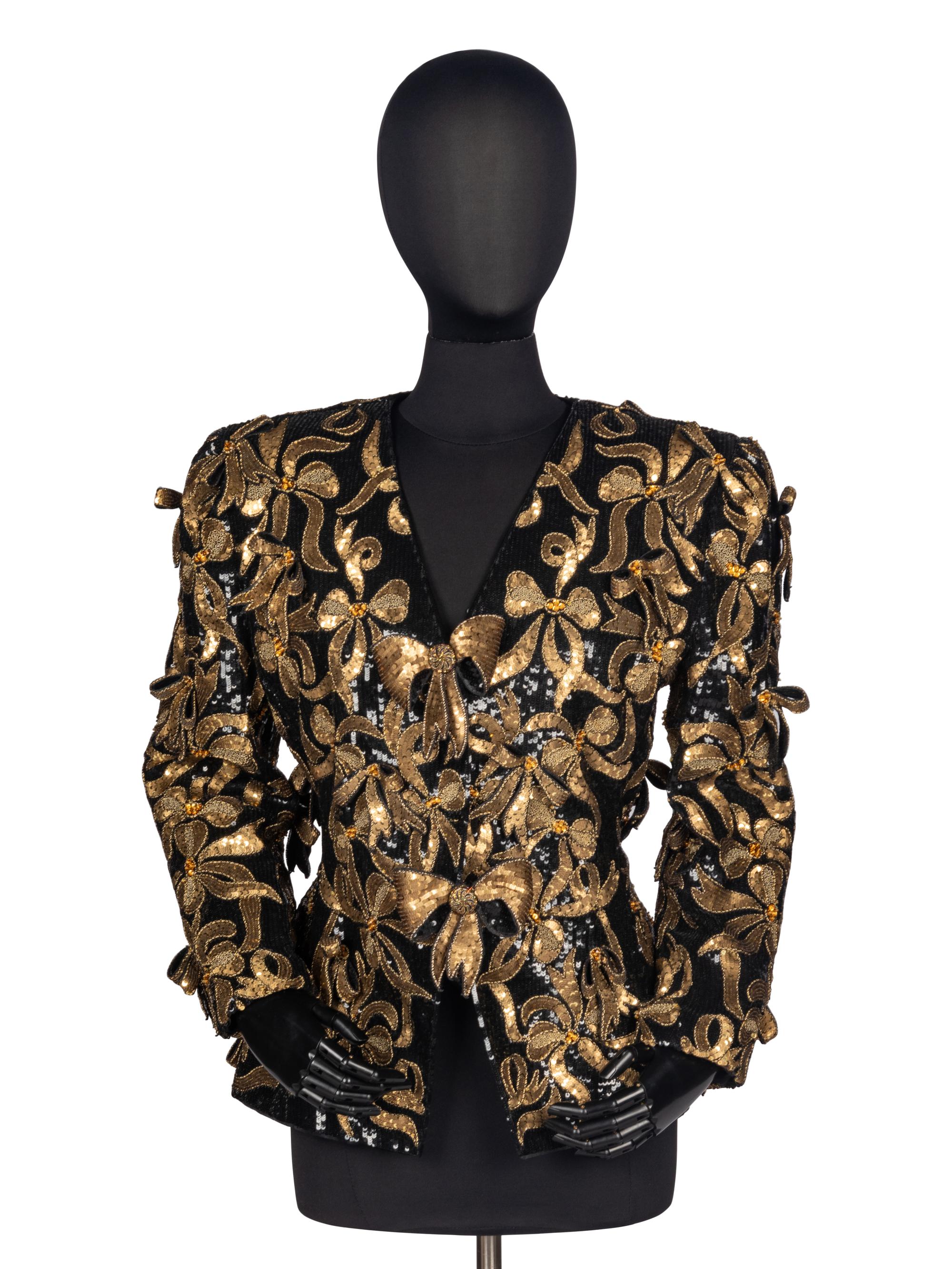 Oscar de la Renta Sequined Jacket