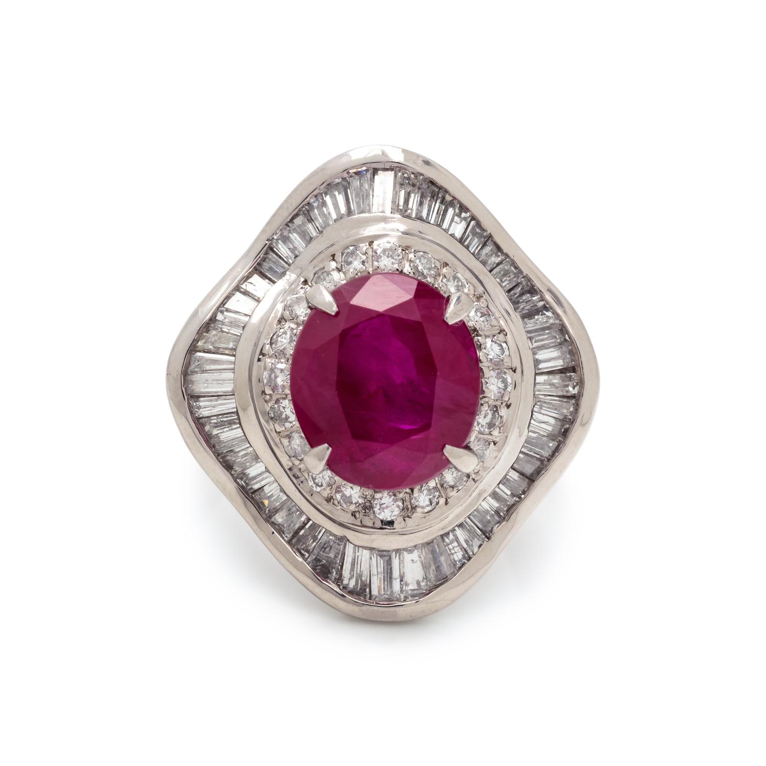 RUBY AND DIAMOND RING