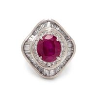 RUBY AND DIAMOND RING
