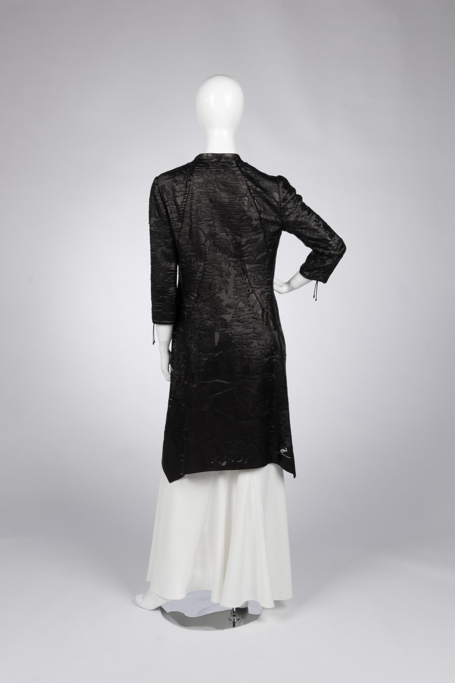 Ralph Rucci Laser Cut Leather Jacket
