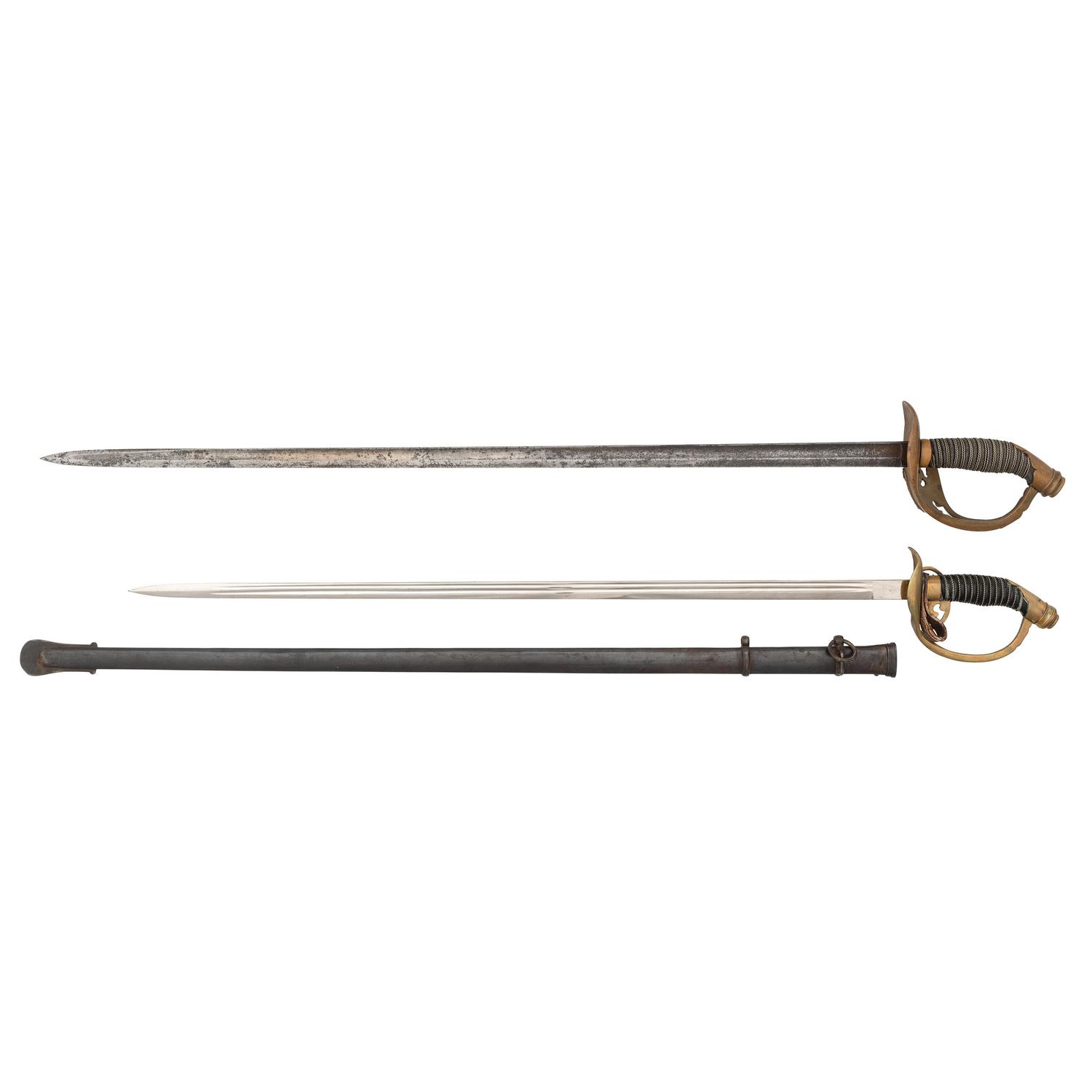 Lot of Two Prussian M1889 Infantry Swords