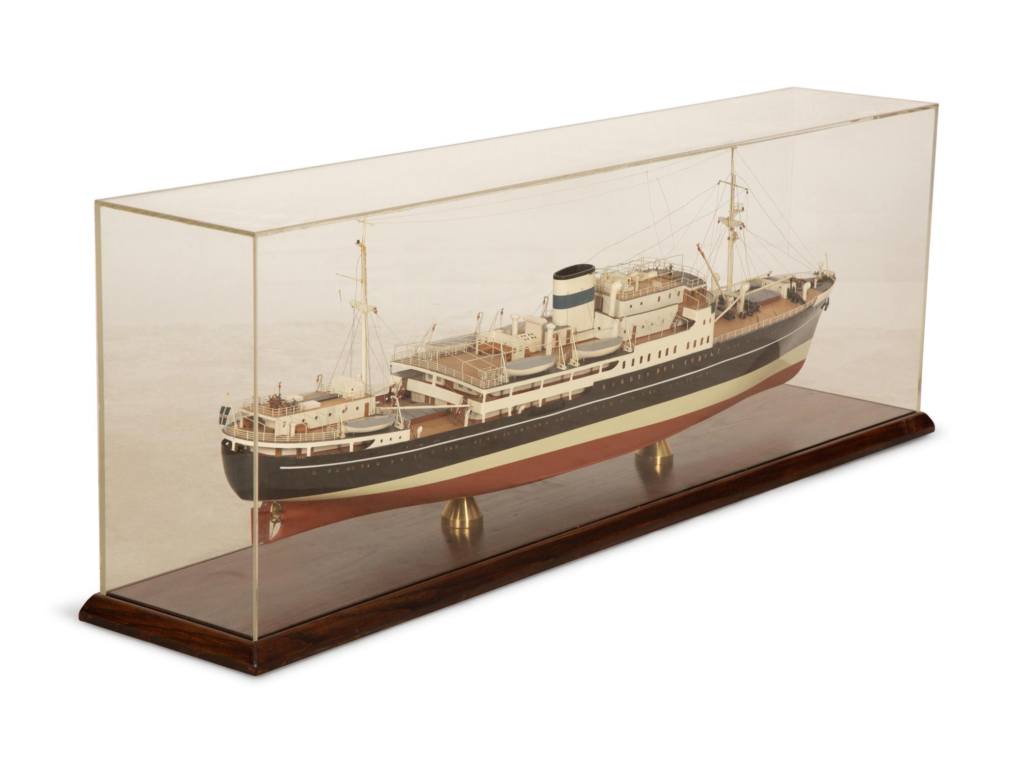 A Post-War Board Room Model of a Passenger Cargo Motor Ship, c. 1950s — 20th Century