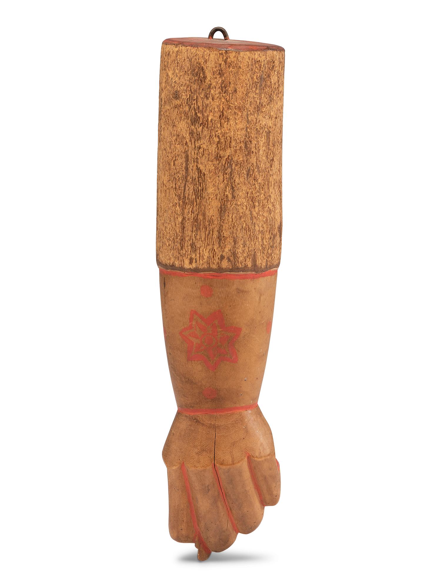 A Folk Art Carved Maple Figural Steamboat Whistle Pull