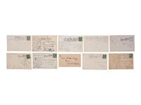 [EPHEMERA]. Large collection of over 500 antique and vintage holiday postcards.