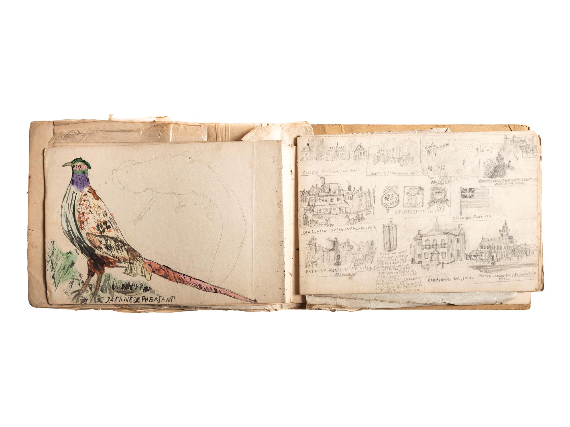 [TRANSPORTATION]. A group of early photographs, imprints, and documents related to transportation, including: