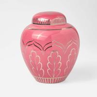 A Wedgwood Pink-Glazed Veronese Ware Lidded Jar UK, 1930s