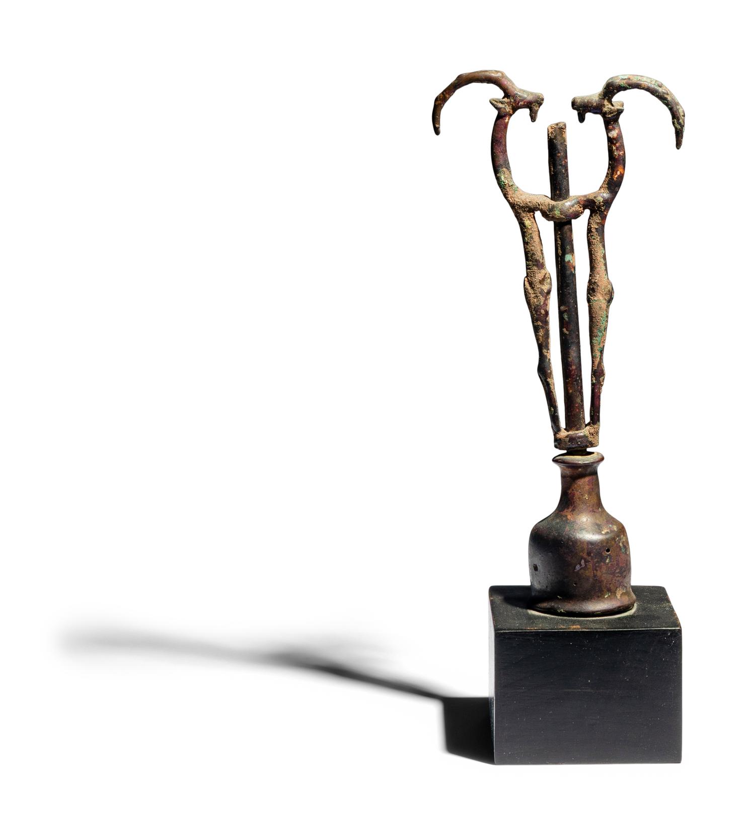 A Luristan Bronze Finial