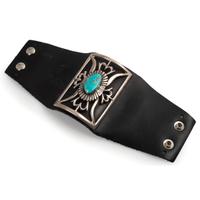 Navajo Silver and Turquoise Ketoh