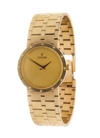 A 14 Karat Yellow Gold Wristwatch, Concord, 29.90 dwts.